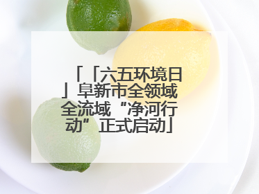 「六五环境日」阜新市全领域全流域“净河行动”正式启动
