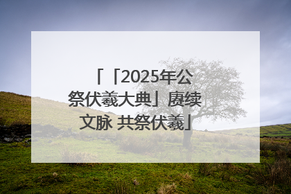 「2025年公祭伏羲大典」赓续文脉 共祭伏羲