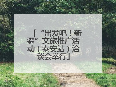 “出发吧！新疆”文旅推广活动（泰安站）洽谈会举行