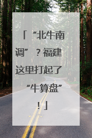 “北牛南调”？福建这里打起了“牛算盘”！