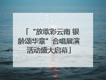 “放歌彩云南 银龄颂华章”合唱展演活动盛大启幕