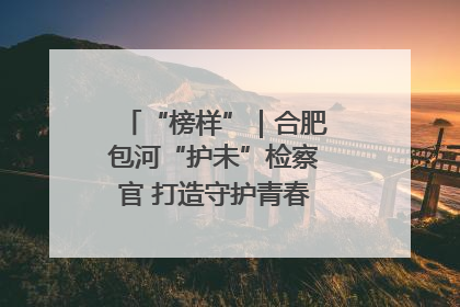 “榜样”｜合肥包河“护未”检察官 打造守护青春成长的永恒灯塔