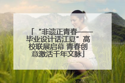 “非遗正青春——毕业设计话江夏”高校联展启幕 青春创意激活千年文脉