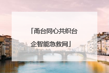 甬台同心共织台企智能急救网