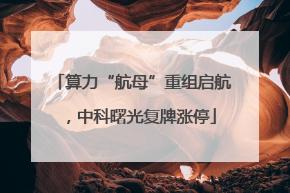算力“航母”重组启航，中科曙光复牌涨停