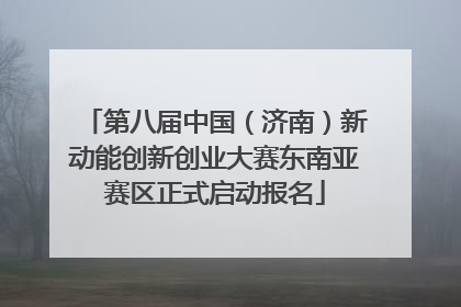 第八届中国（济南）新动能创新创业大赛东南亚赛区正式启动报名
