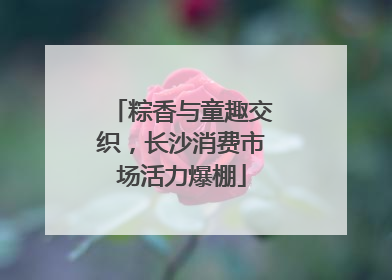 粽香与童趣交织，长沙消费市场活力爆棚