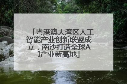 粤港澳大湾区人工智能产业创新联盟成立，南沙打造全球AI产业新高地