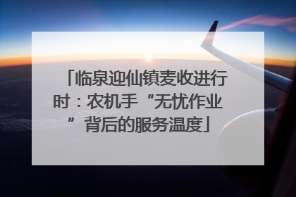 临泉迎仙镇麦收进行时：农机手“无忧作业”背后的服务温度