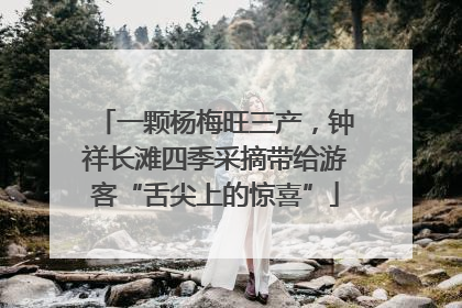 一颗杨梅旺三产，钟祥长滩四季采摘带给游客“舌尖上的惊喜”