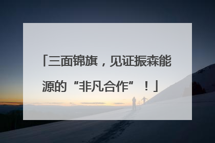 三面锦旗，见证振森能源的“非凡合作”！