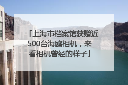 上海市档案馆获赠近500台海鸥相机，来看相机曾经的样子