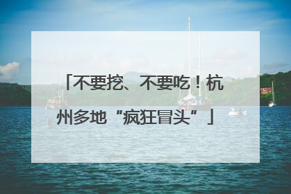 不要挖、不要吃！杭州多地“疯狂冒头”