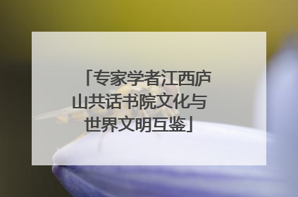 专家学者江西庐山共话书院文化与世界文明互鉴