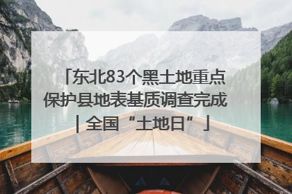 东北83个黑土地重点保护县地表基质调查完成｜全国“土地日”