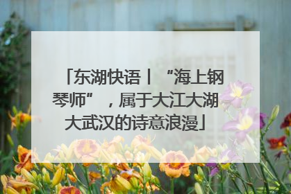 东湖快语丨“海上钢琴师”，属于大江大湖大武汉的诗意浪漫