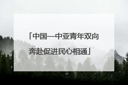 中国—中亚青年双向奔赴促进民心相通