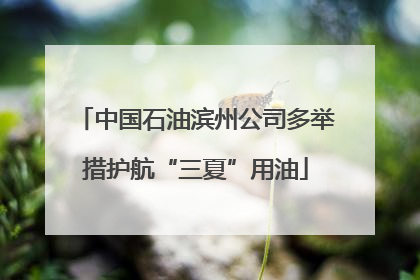 中国石油滨州公司多举措护航“三夏”用油
