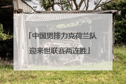 中国男排力克荷兰队 迎来世联赛两连胜