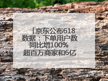 京东公布618数据：下单用户数同比增100% 超百万商家和6亿消费者受益AI