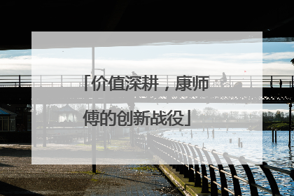 价值深耕，康师傅的创新战役