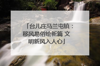 台儿庄马兰屯镇：移风易俗绘新篇 文明新风入人心