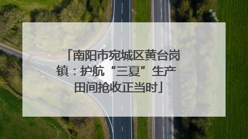 南阳市宛城区黄台岗镇：护航“三夏”生产 田间抢收正当时