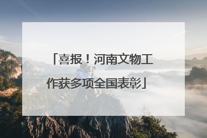 喜报！河南文物工作获多项全国表彰