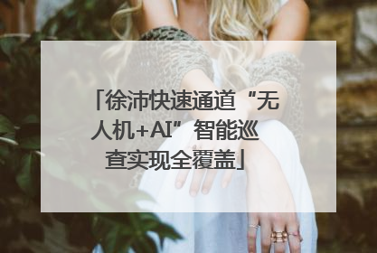 徐沛快速通道“无人机+AI”智能巡查实现全覆盖
