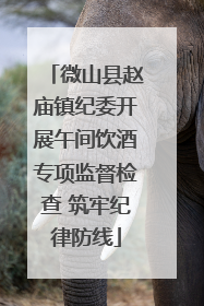 微山县赵庙镇纪委开展午间饮酒专项监督检查 筑牢纪律防线