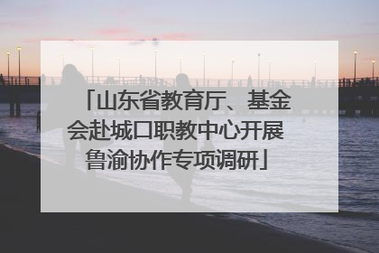山东省教育厅、基金会赴城口职教中心开展鲁渝协作专项调研