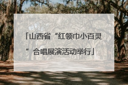 山西省“红领巾小百灵”合唱展演活动举行