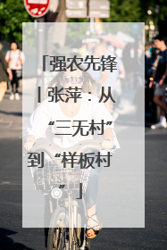 强农先锋丨张萍：从“三无村”到“样板村”