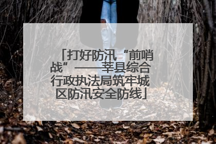 打好防汛“前哨战”——莘县综合行政执法局筑牢城区防汛安全防线