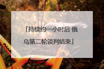 持续约一小时后 俄乌第二轮谈判结束