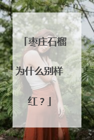 枣庄石榴为什么别样红？
