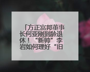 方正富邦董事长何亚刚到龄退休！“新帅”李岩如何理好“旧账”