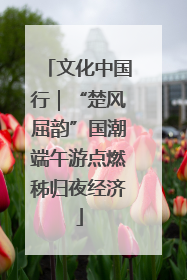 文化中国行｜“楚风屈韵”国潮端午游点燃秭归夜经济