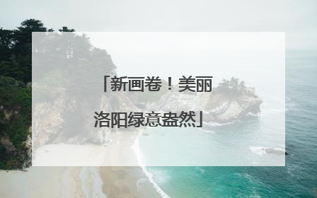新画卷！美丽洛阳绿意盎然