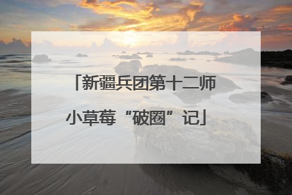 新疆兵团第十二师小草莓“破圈”记