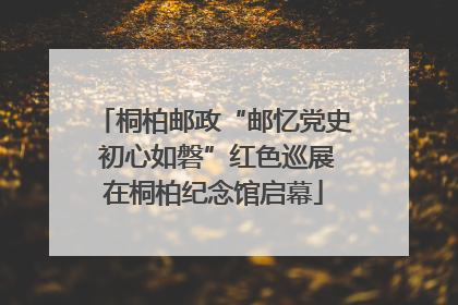 桐柏邮政“邮忆党史 初心如磐”红色巡展在桐柏纪念馆启幕