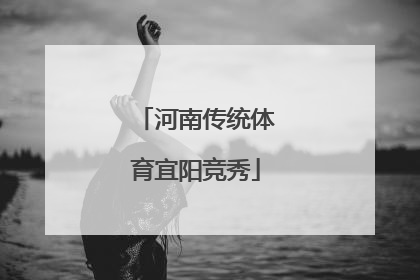 河南传统体育宜阳竞秀