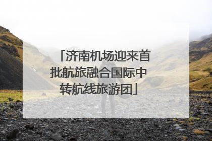 济南机场迎来首批航旅融合国际中转航线旅游团