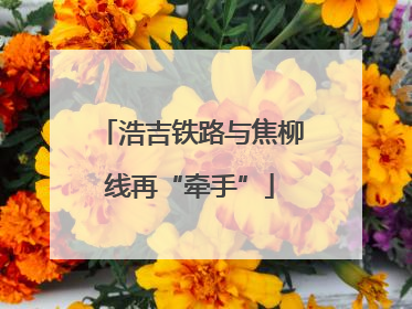 浩吉铁路与焦柳线再“牵手”