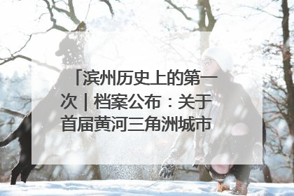滨州历史上的第一次｜档案公布：关于首届黄河三角洲城市经济博览会暨发展论坛情况的总结报告
