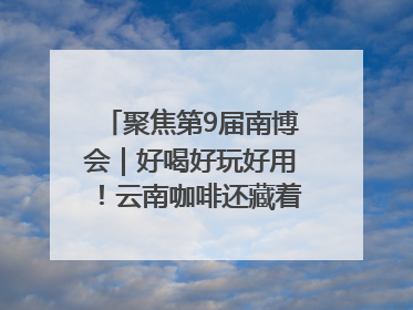 聚焦第9届南博会｜好喝好玩好用！云南咖啡还藏着多少惊喜？