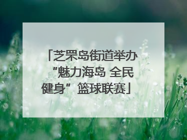 芝罘岛街道举办“魅力海岛 全民健身”篮球联赛