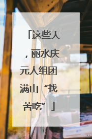 这些天，丽水庆元人组团满山“找苦吃”
