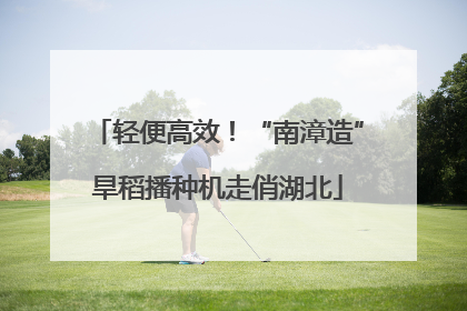 轻便高效！“南漳造”旱稻播种机走俏湖北