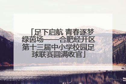 足下启航 青春逐梦绿茵场——合肥经开区第十三届中小学校园足球联赛圆满收官
